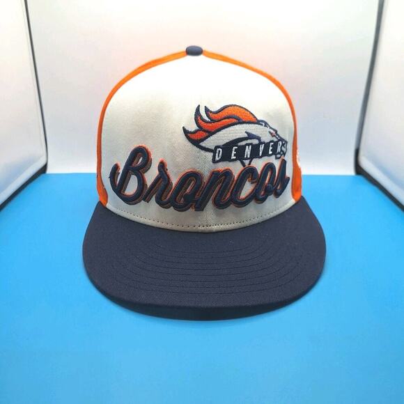 Denver Broncos Snapback Hat New Era 9Fifty Adjustable Embroidered NFL M/L - Picture 1 of 7